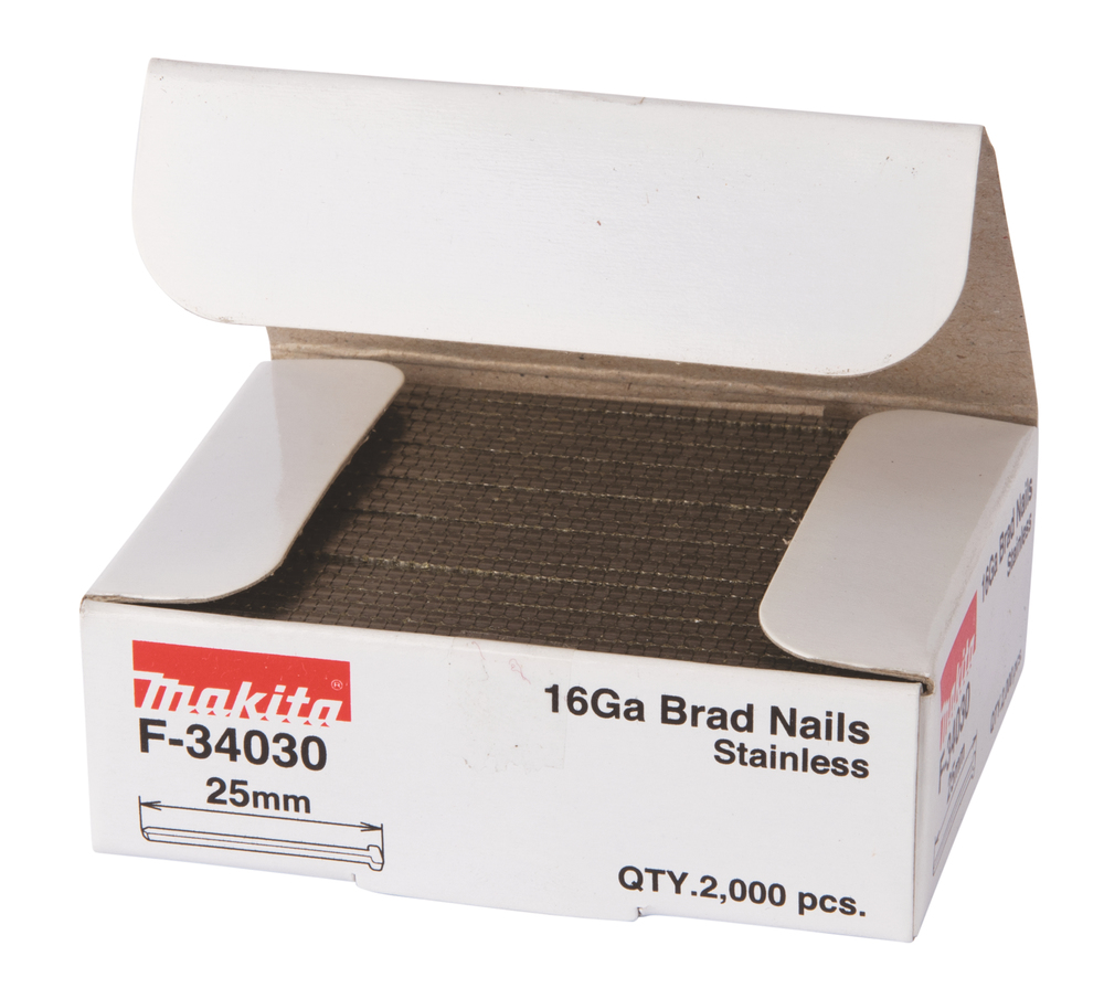 Dyckert naula Makita F-34030 1,6X25mm, RST, 16GA, 2000kpl, AF600, GF600