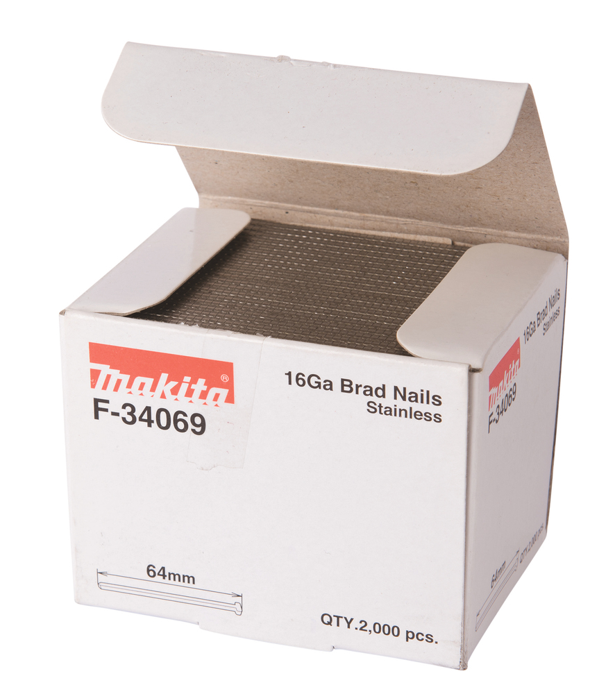 Dyckert naula Makita F-34069 1,6X64mm, RST, 16GA, 2000kpl, AF600, GF600