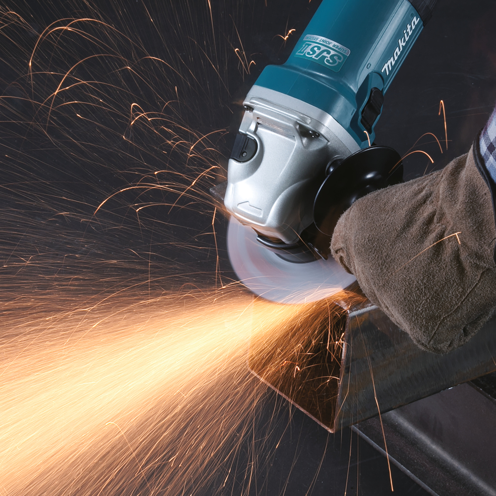 Kulmahiomakone Makita GA5040CF01 125mm, 1400W, SJS², avaimeton, vakioelektroniikka, säädettävä, AVT