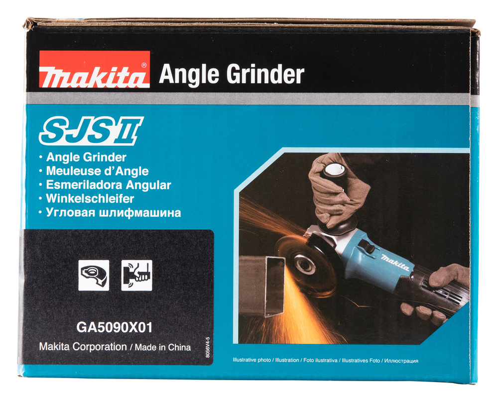 Kulmahiomakone Makita GA5090X01 125mm, 1900W, AVT, säädettävä