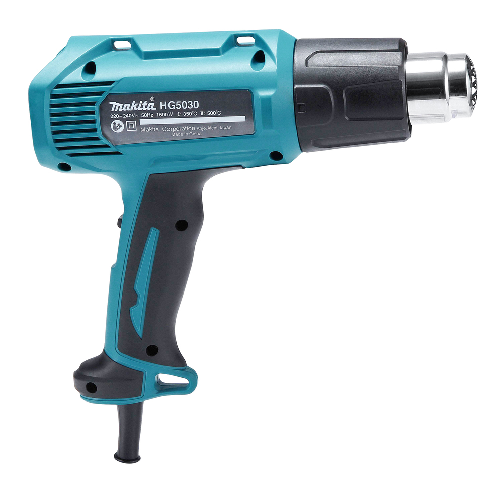 Kuumailmapuhallin Makita HG5030K1600W, 350/500°C, 4 suulaketta