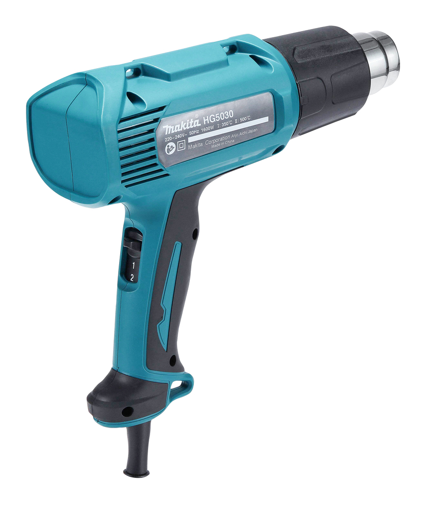 Kuumailmapuhallin Makita HG5030K1600W, 350/500°C, 4 suulaketta