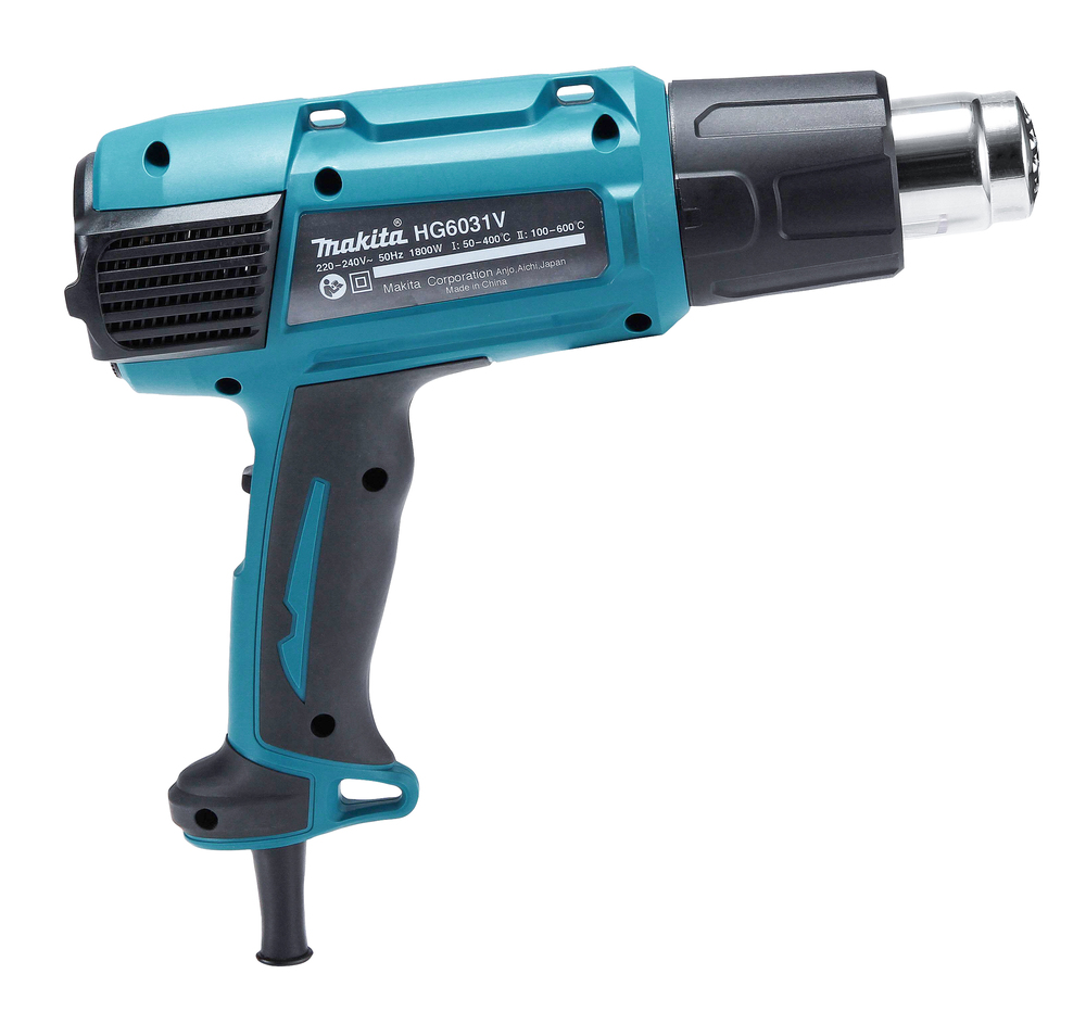 Kuumailmapuhallin Makita HG6031VK 1800W, 50-600°C, 4 suulaketta