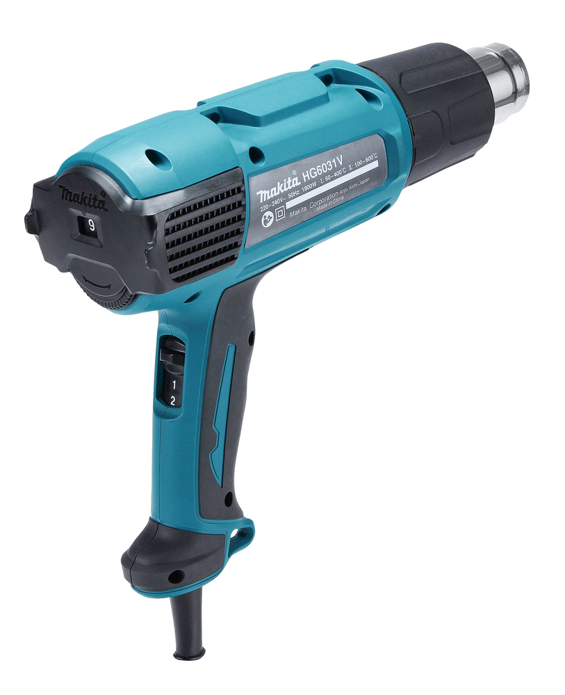 Kuumailmapuhallin Makita HG6031VK 1800W, 50-600°C, 4 suulaketta