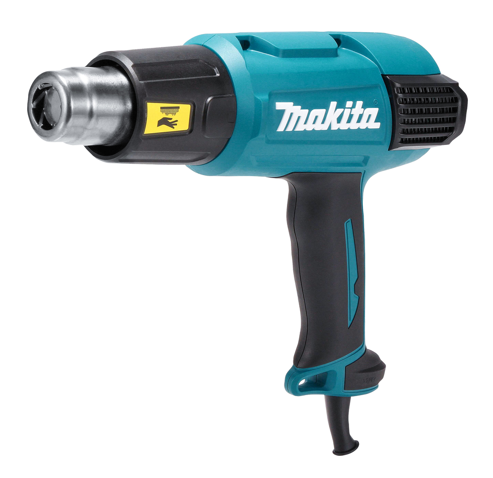 Kuumailmapuhallin Makita HG6531CK 2000W, 50-650°C, termostaatti, LCD, 4 suulaketta