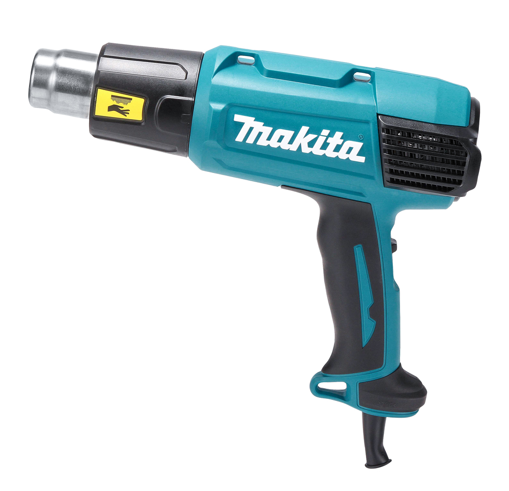 Kuumailmapuhallin Makita HG6531CK 2000W, 50-650°C, termostaatti, LCD, 4 suulaketta