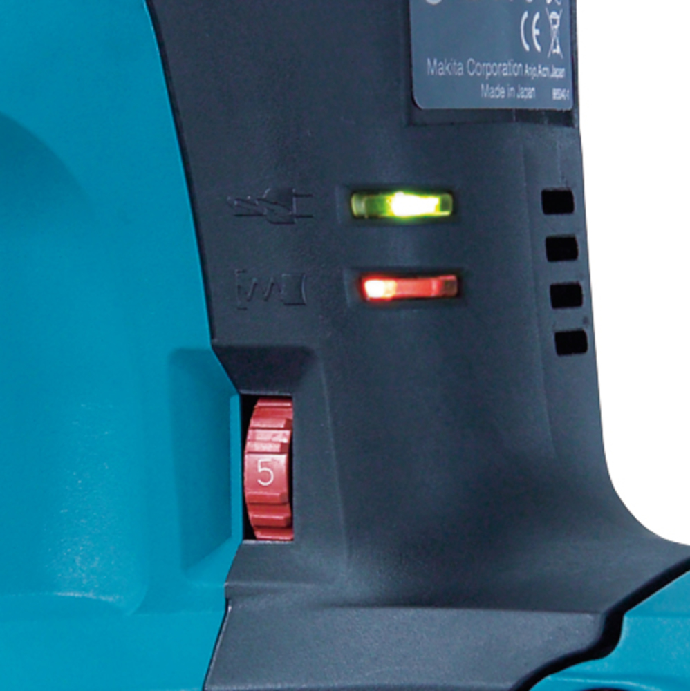 Piikkausvasara Makita HM0871C SDS-Max, AVT, 1100W, 5,6kg, 8,1J, 8,0m/s², taltta 12 asentoa