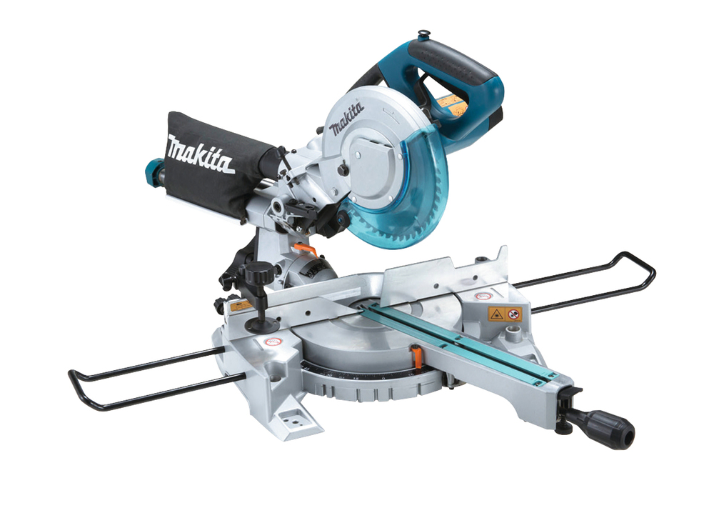 Jiirisaha Makita LS0815FLN sahaus 65x305mm, terä 216x30mm, 1400W, 14,1kg, laser, valo