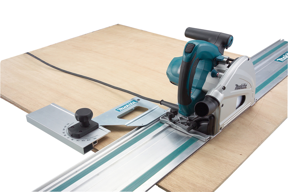 Upotuspyörösaha Makita SP6000J 56mm, 165x20mm, 1300W, 1400mm ohjainkiskon kanssa