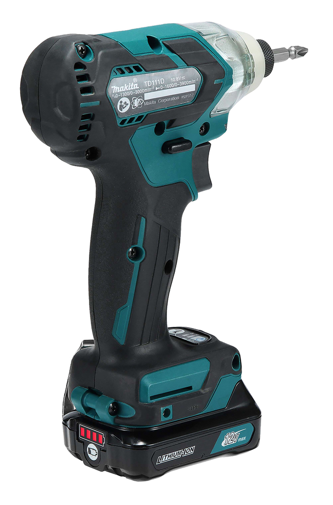 Iskevä ruuvinväännin Makita TD111DSAJ CXT, 2x2,0Ah, 135 Nm, hiiliharjaton