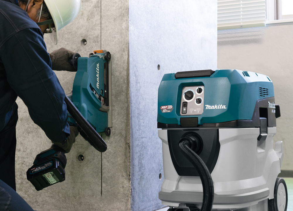 Imuri Makita VC006GMZ01 80V 2x XGT, AWS valmius, 3700 l/min, 170 mbar, 38 l säiliö, M-luokka. Runkoversio