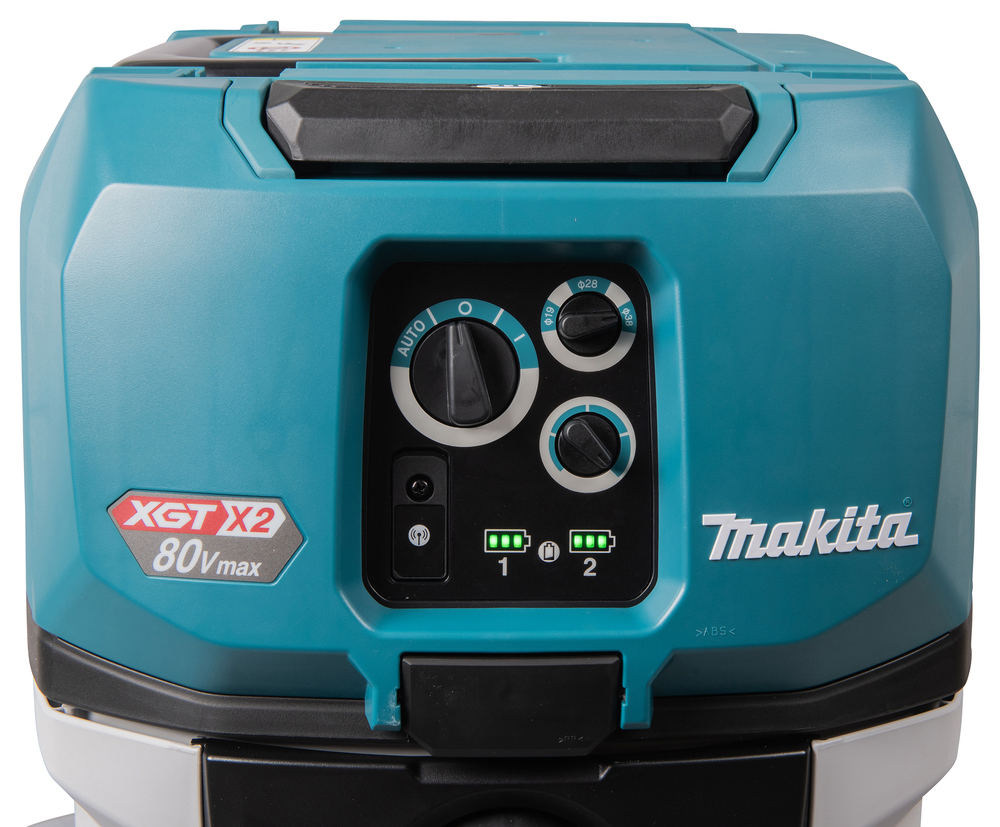 Imuri Makita VC006GMZ01 80V 2x XGT, AWS valmius, 3700 l/min, 170 mbar, 38 l säiliö, M-luokka. Runkoversio