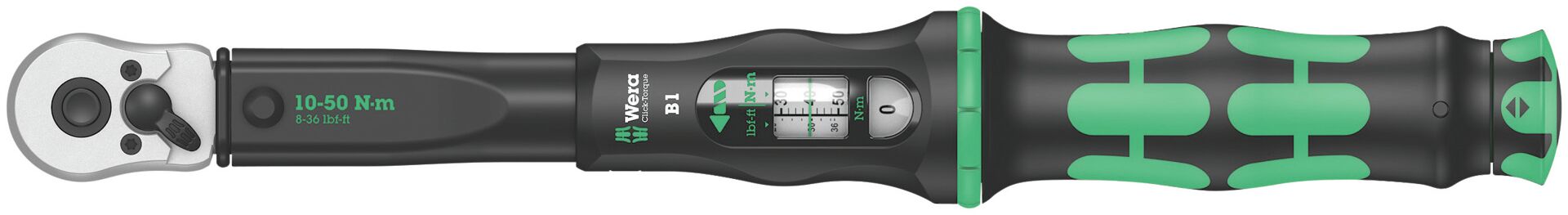 Torque wrench Wera 05075610001 B 1, 3/8'', 10-50 Nm