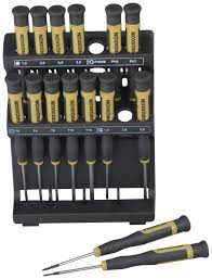 Screwdriver Set Proxxon Micro, Slotted/Phillips/TORX/Hex, 15-Piece 28148