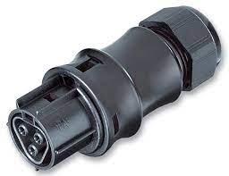 Wieland 96.031.4153.1 High Power Connector, RST, Receptacle, 250 VAC, 20 A, Cable Mount, Screw