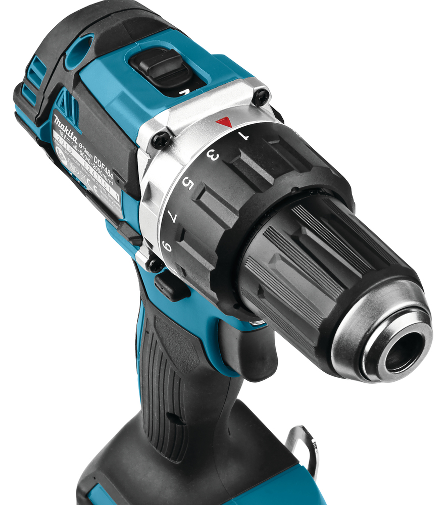Porakone Makita Makita DDF484Z 18V, hiiliharjaton, 54-30 Nm, 1,8kg. Runkoversio