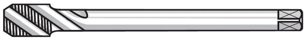 Konekierretappi 35° M3-0,5 HSS DIN371
