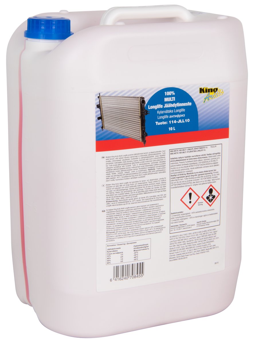 Coolant Longlife Glycol 100% 10 litres