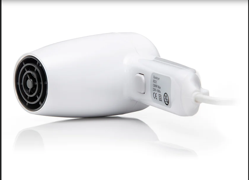 Seinäasennus hiustenkuivain valkoinen 230V 1200W