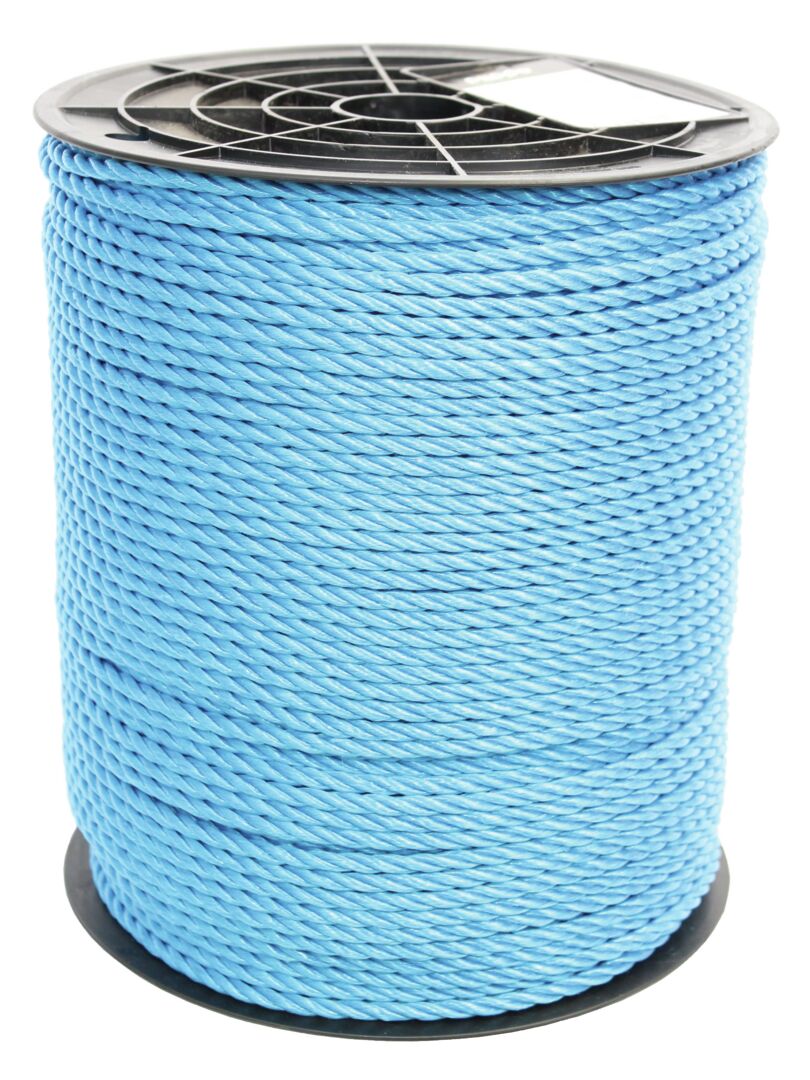 Kierretty Polypropeeniköysi 12mm sininen Piippo 680120 n.110m/8,7kg/rll