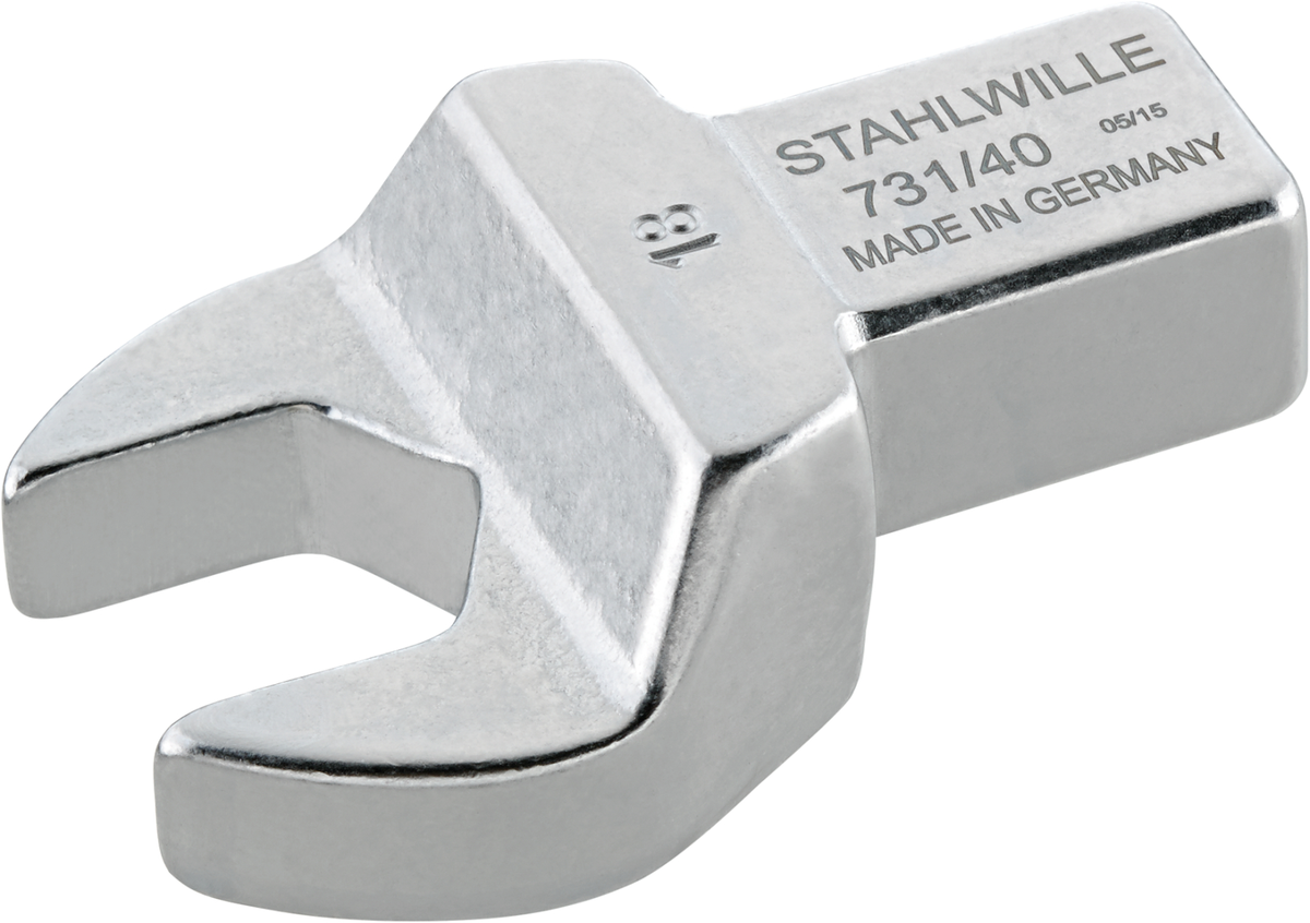 Fixing wrench replacement head 17mm Stahlwille 731/40 58214017