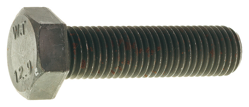 Hexagon socket head cap screw black DIN 933 10.9 M5x14