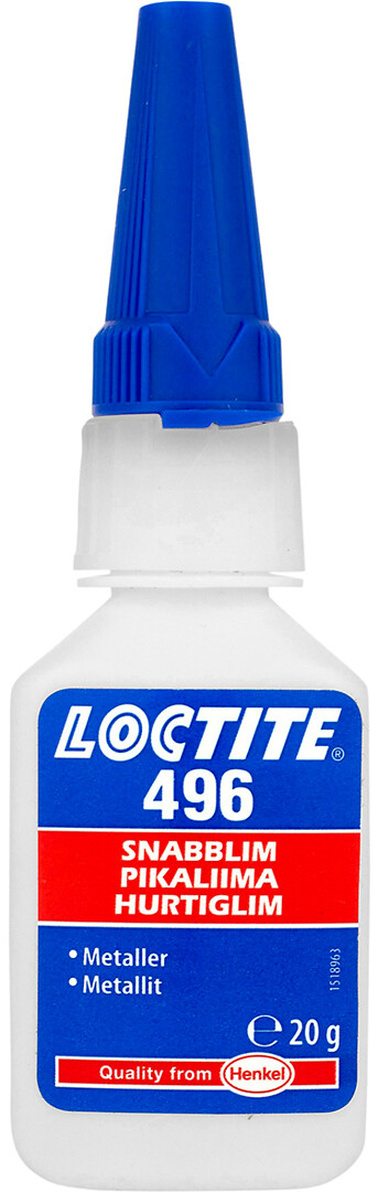 Pikaliima Loctite 496 suurilujuuksinen 20g
