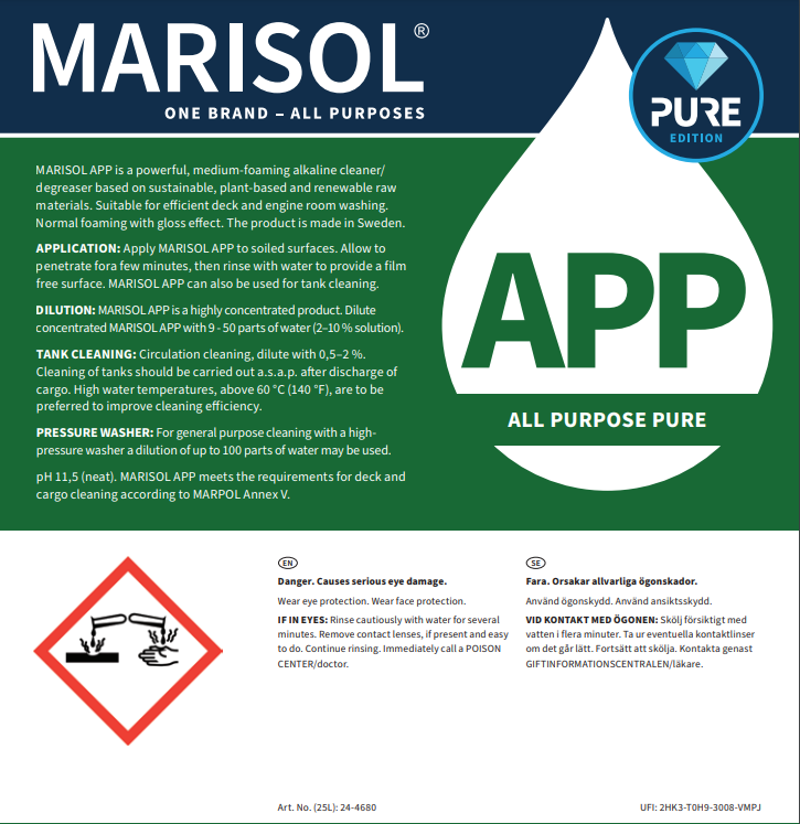 Marisol APP All Purpose Pure 208lit