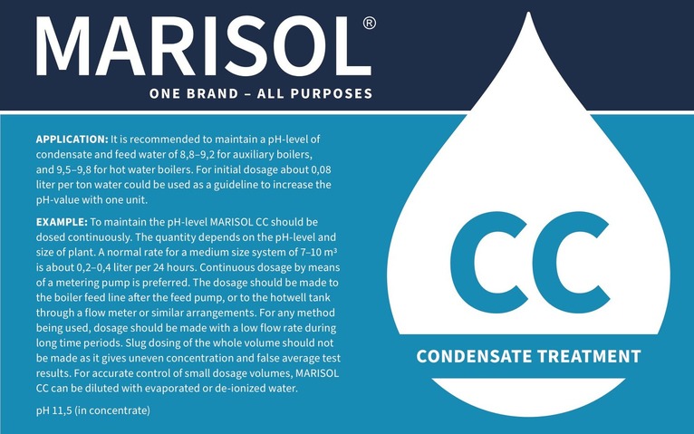 Marisol CC Condensate Treatment and Corrosion Inhibator 25lit