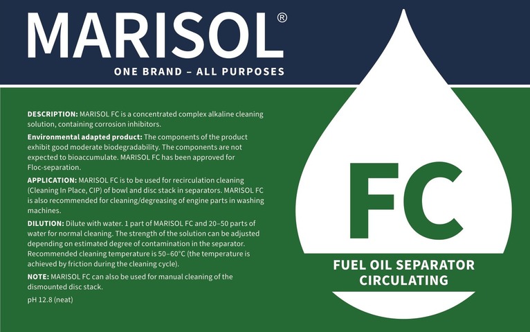 Marisol FC Fuel oil Separator Circulating Cleaner 25lit