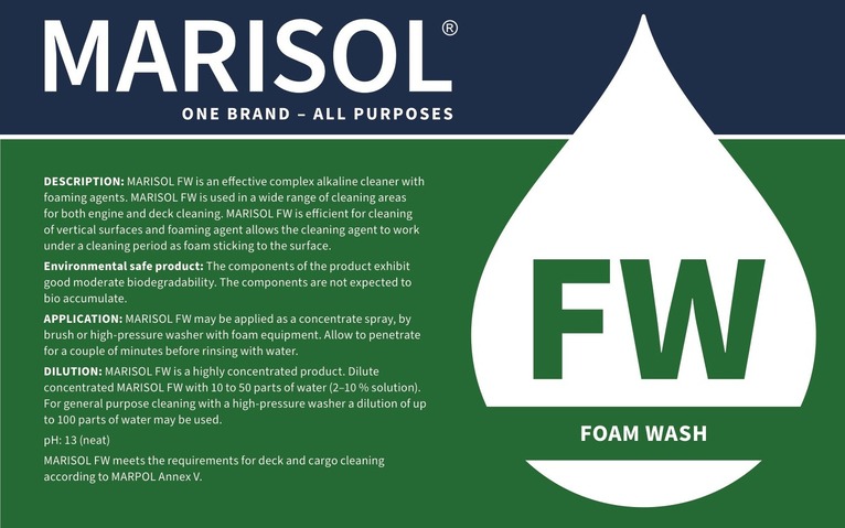 Marisol FW Foam wash 25lit