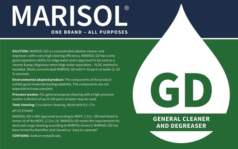 Marisol GD General Cleaner and Degreaser 25lit 