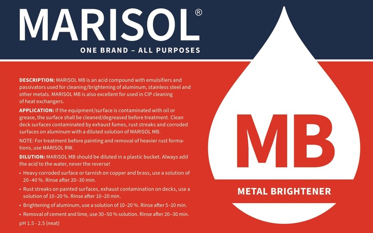 Marisol MB Metal Brightener 30kg