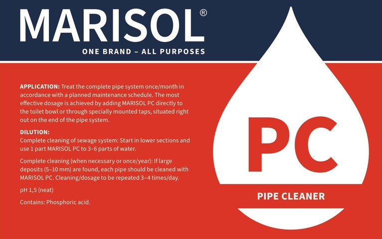 Marisol PC Pipe Cleaner 25 lit