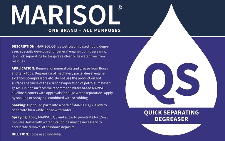 Marisol QS Quick Separating Degreaser 25lit