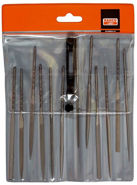 Needle file set Bahco 2-472-14-2-0 140mm fine