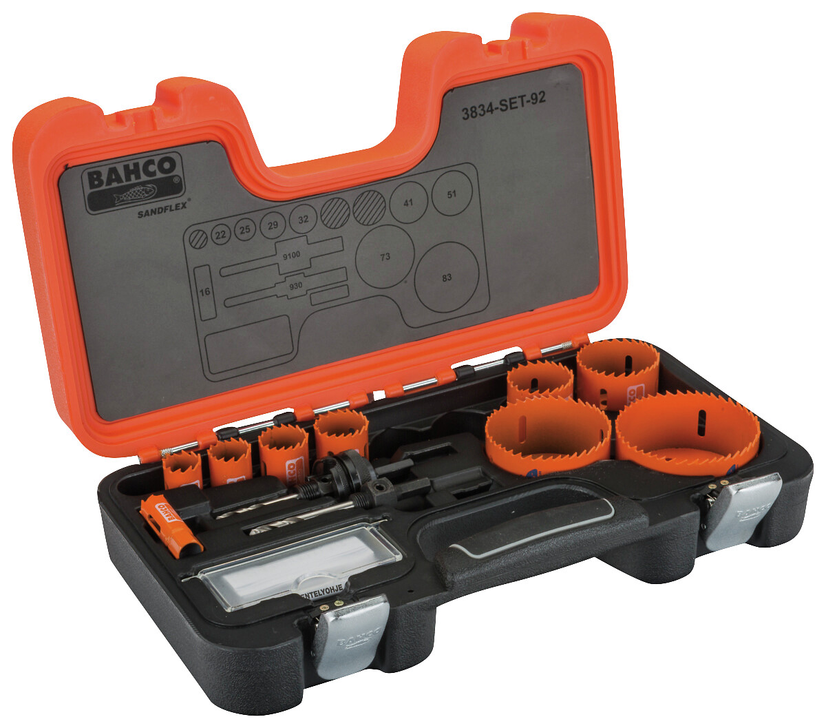 Reikäsahasarja Bahco 3834-SET-92