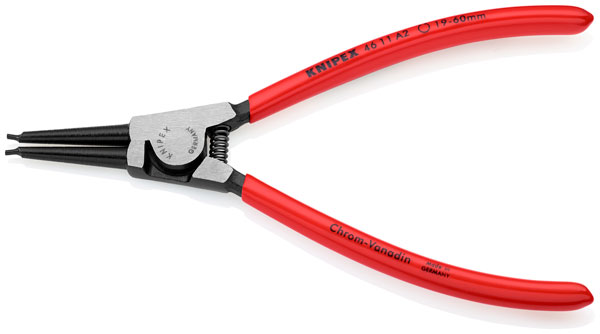 Lukkorengaspihdit ulkopuoliset taivutettu Knipex 4611 10-25mm
