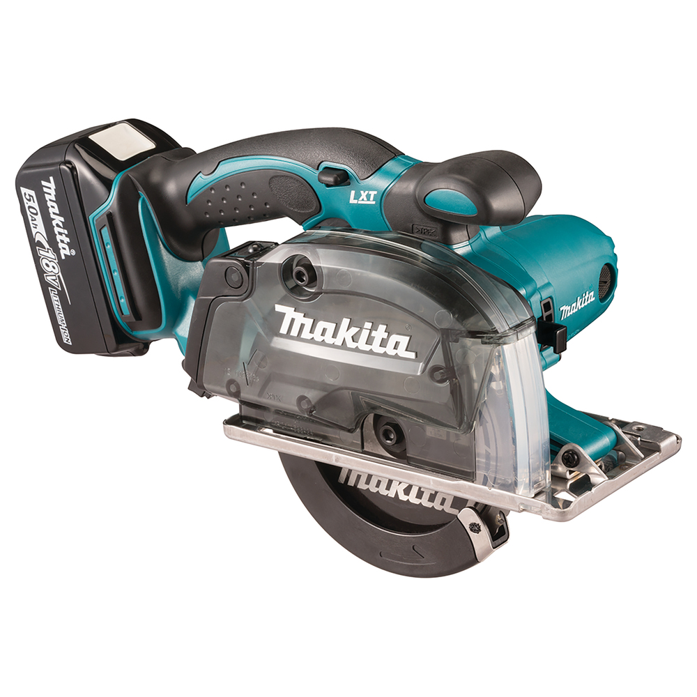 Pyörösaha Makita DCS552Z metalli, 18V, sah. 51mm, 136x20mm Z=30, lastunkeräys. Runkoversio