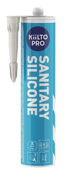 Sanitary silicone Kiilto black 310ml