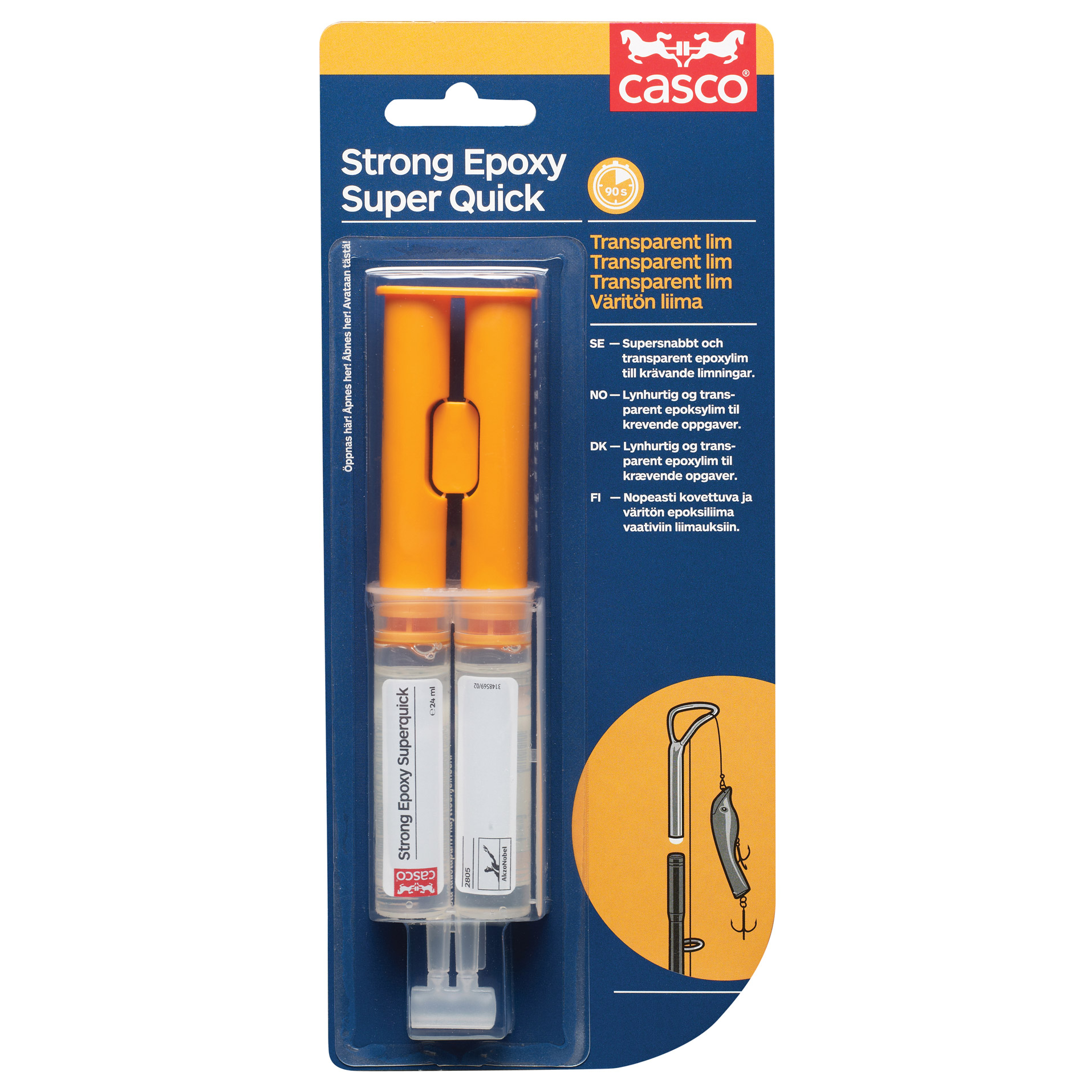 Epoksiliima Strong Epoxy Superquick 2805 2x12ml