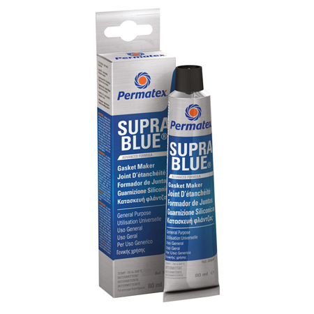 Tiivistesilikoni Permatex Supra Blue 80ml