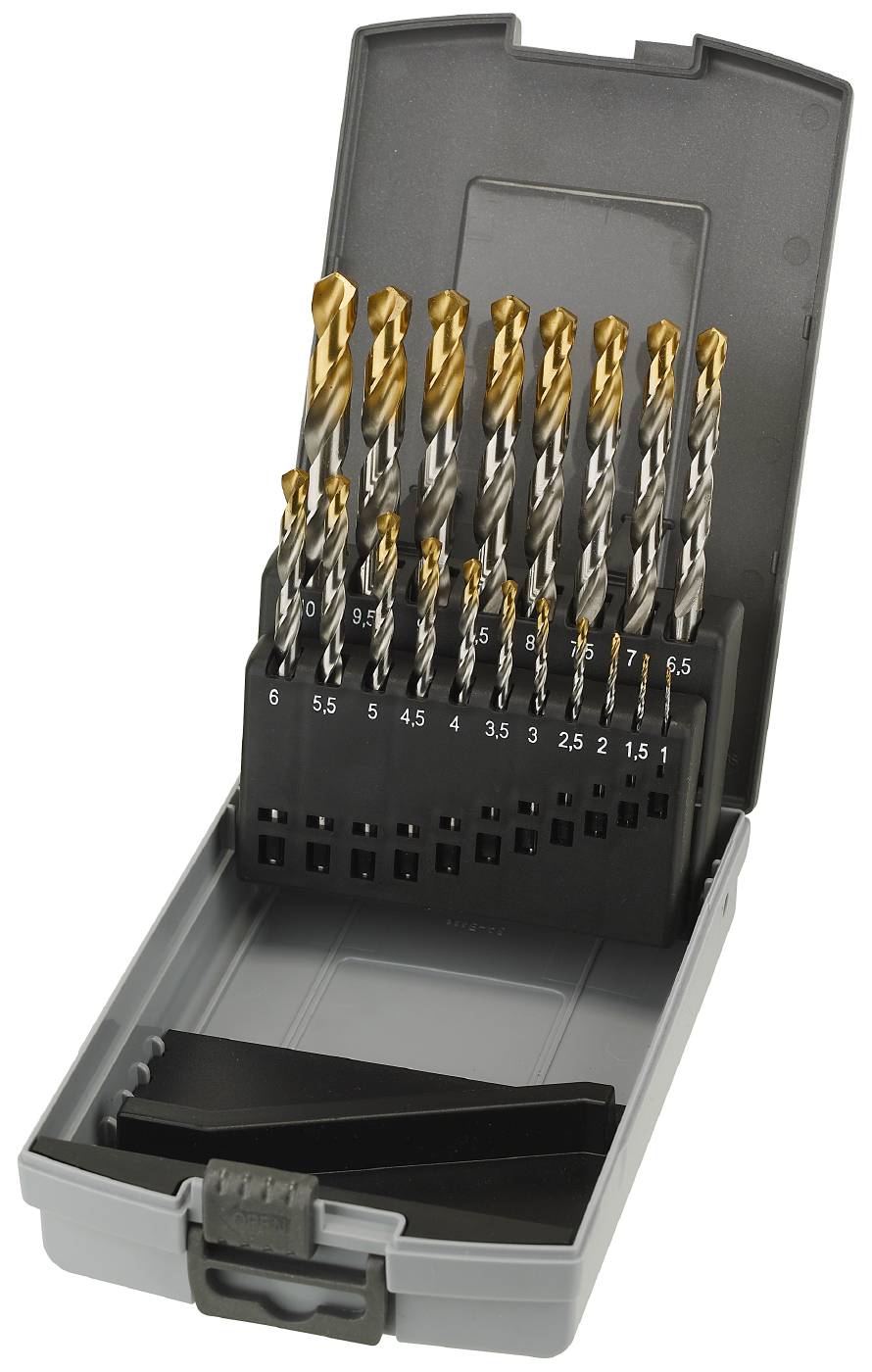 Poranteräsarja Gühring 9651 HSS - TiN-tip DIN338 R-N 1-10MM 