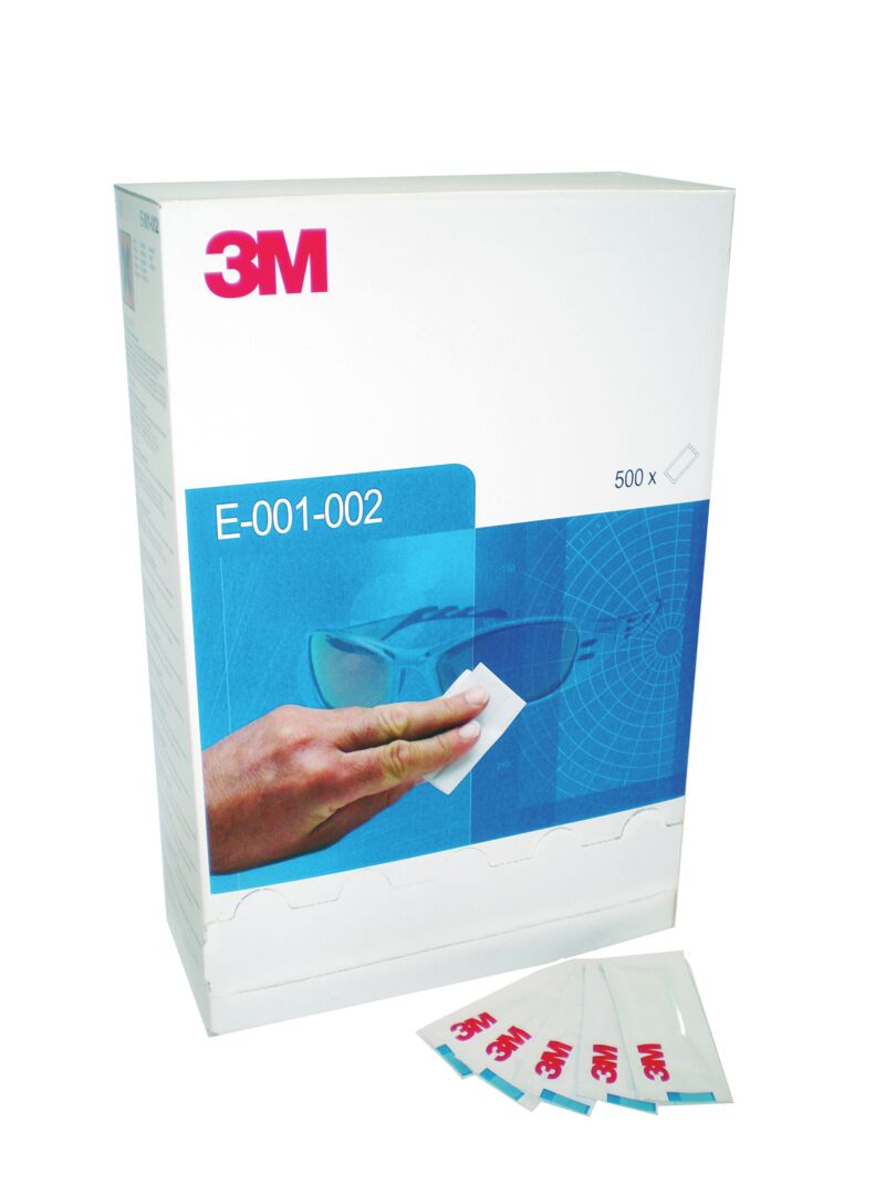 Wipes for safety glases 3M, 500 pcs/pack