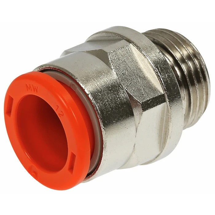 Instickskoppling rak utvändig gänga 6MM 1/4 R1