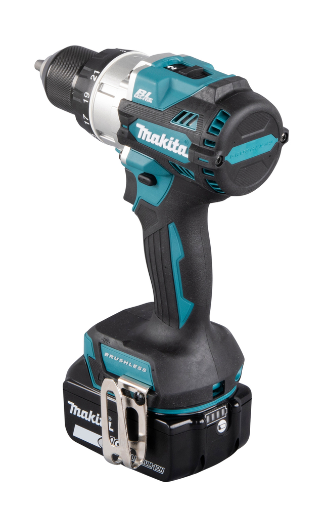 Porakone Makita DDF486Z 18V, hiiliharjaton, 130-65 Nm, 2,6kg, LED-valo. Runkoversio