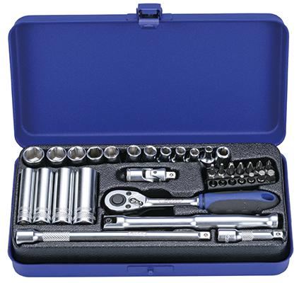 Hylsysarja Boxo 1/4" 35 osainen