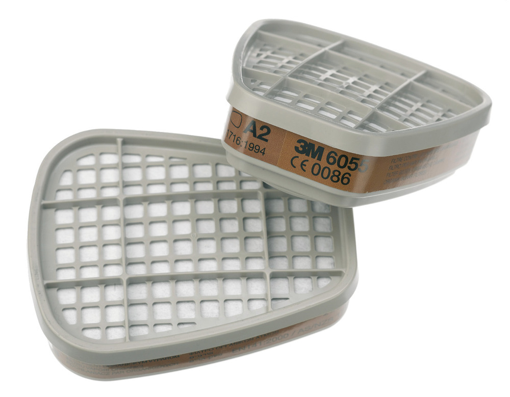 Kaasusuodatin 3M 6055 A2 8kpl/pkt 4 paria per pkt