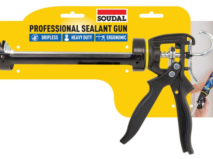 patruunapuristin SOUDAL Professional 310 ml voimakas patruunapuristin dripless -toiminnolla