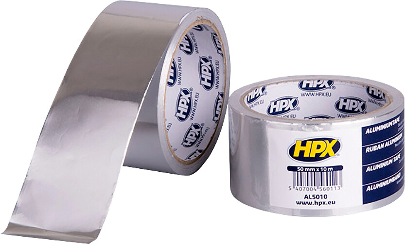 Aluminium AS40 tape 50mm/50m 150C thickness 0,08mm without liner